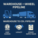 Warehouse-to-Wheel Pipeline: Train Forklift Operatives for CDL